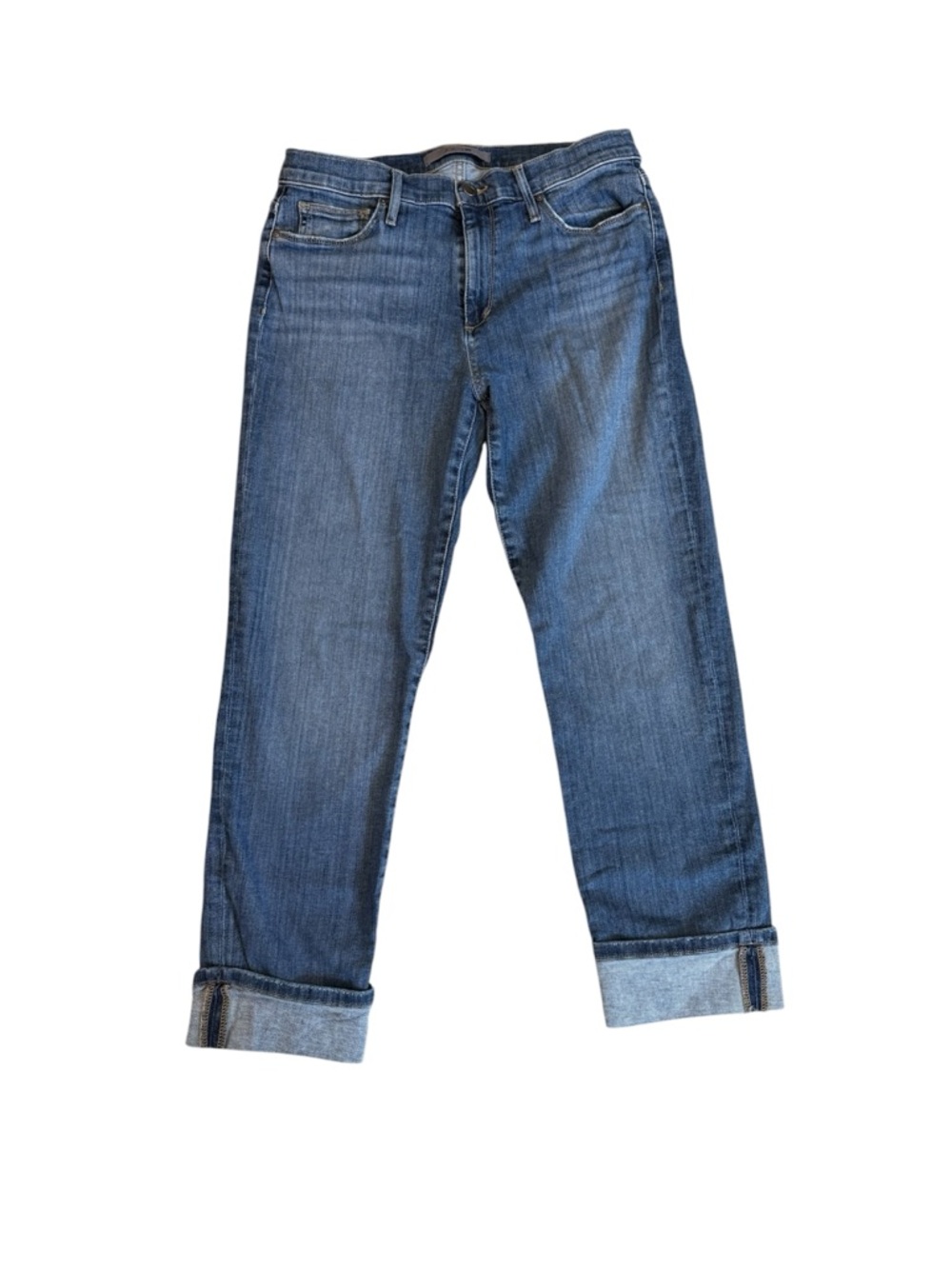 Joe's Jeans Ankle Straight-Leg Cuffed Denim